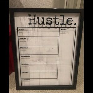 Home Wall Decor “Hustle” To Do List